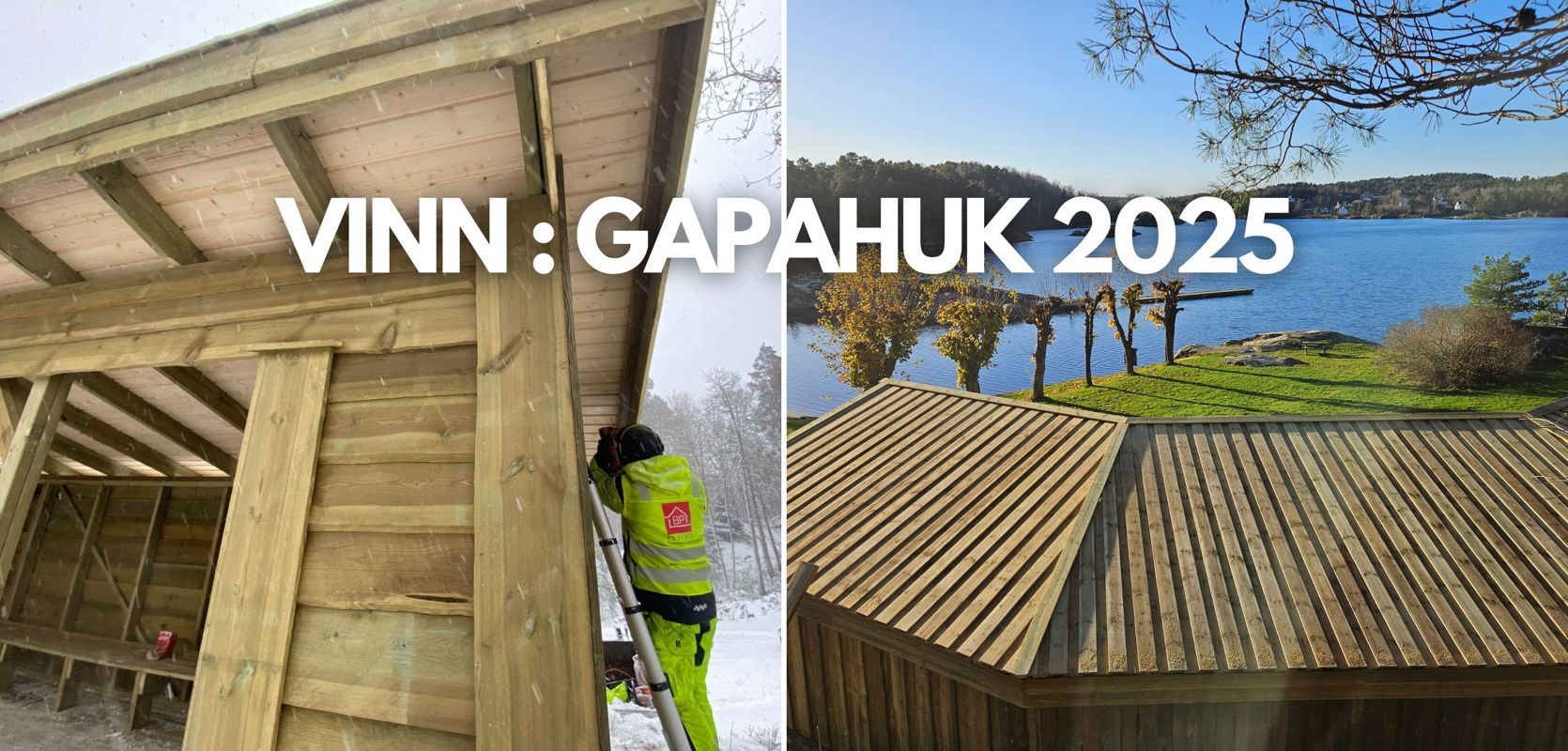 Nytt år - ny gapahuk gis bort!